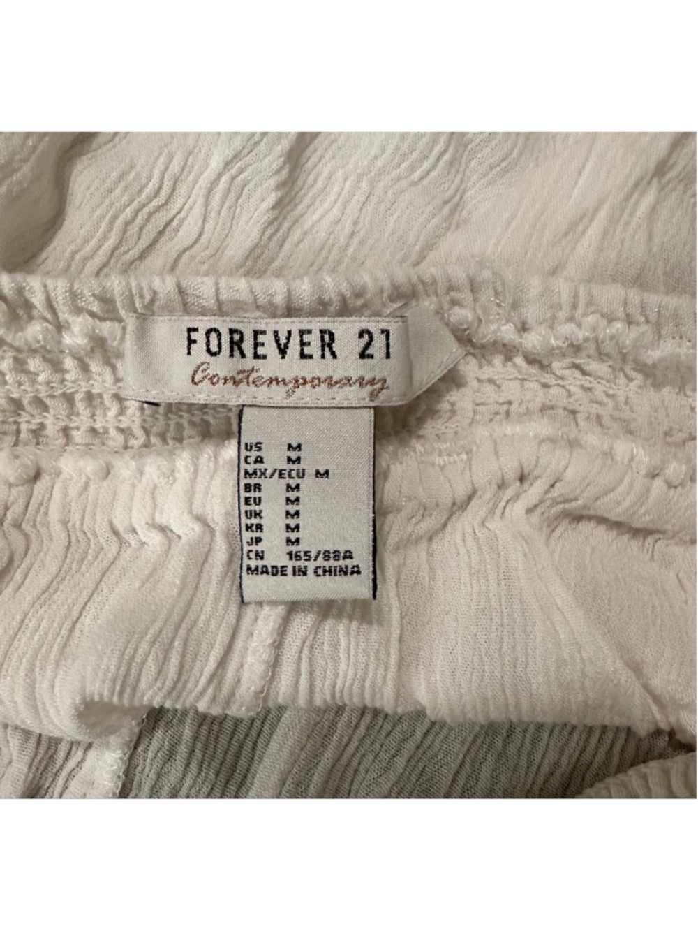 Forever 21 Contemporary Ivory Halter Maxi Dress Boho Beach Medium M - Picture 5 of 6